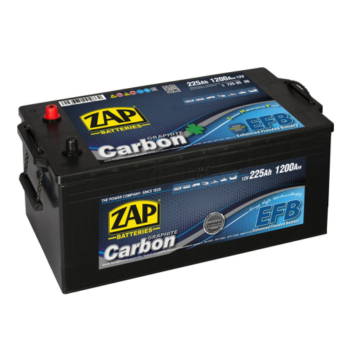 ZAP TRUCK Carbon EFB 225Ah 12V 1200A 518x264x215/242