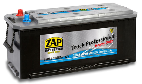 ZAP Truck Professional HD 180Ah 12V 1000A 513x224x194/215 spodní uchycení