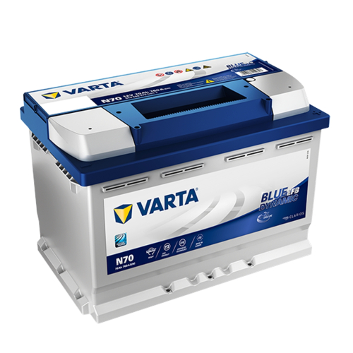 VARTA Blue dynamic EFB START-STOP 70Ah 12V 278x175x190 760A N70