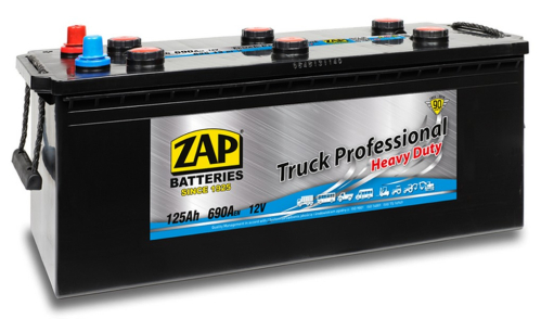 ZAP Truck Professional HD 125Ah 12V 690A 513x189x220