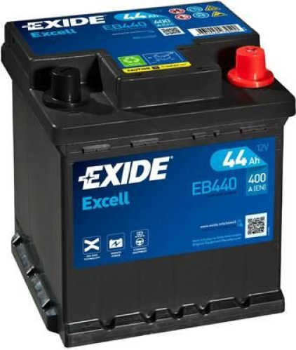 EXIDE Excell 12V 44Ah 400A 175x175x190