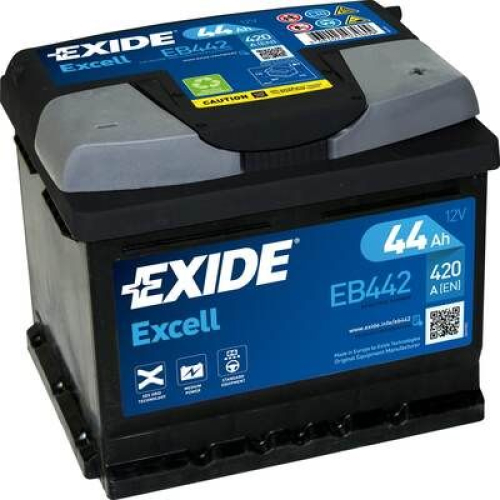 EXIDE Excell 12V 44Ah 420A 207x175x175