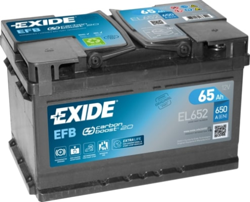 EXIDE Start-Stop EFB 12V 65Ah 650A 278x175x175