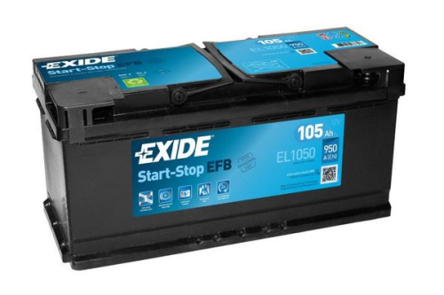 EXIDE Start-Stop EFB 12V 105Ah 950A 392x175x190