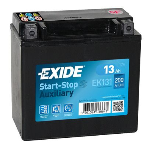 EXIDE přidavná pro Start-Stop AGM 12V 13Ah 200A 150x90x145 M04