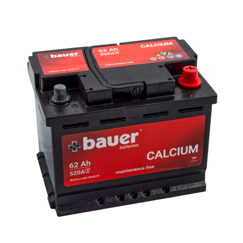 BAUER Calcium 62Ah 12V 520A 241x175x190