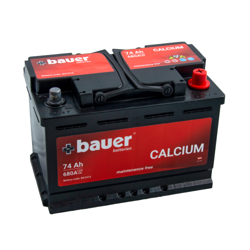 BAUER Calcium 74Ah 12V 680A 278x175x190