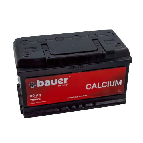 BAUER Calcium 80Ah 12V 700A 313x175x175