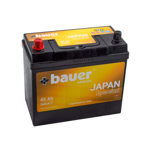 BAUER Japan (Asia) 45Ah 12V 340A 238x128x198/220 levá