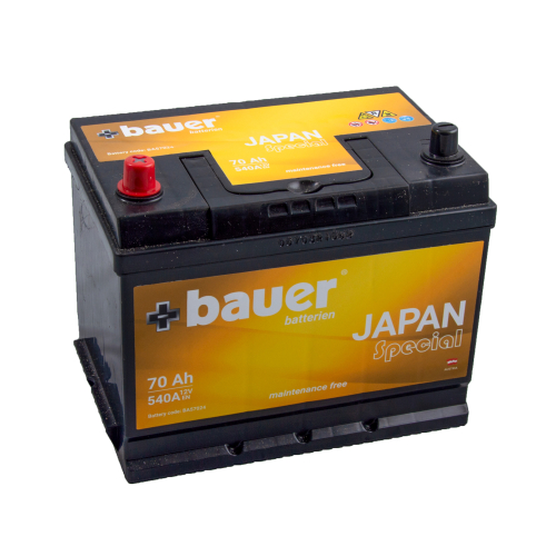 BAUER Japan (Asia) 70Ah 12V 540A 261x175x200/220 levá