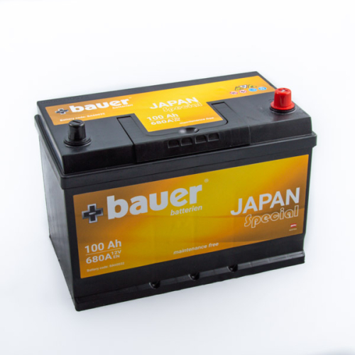 BAUER Japan (Asia) 100Ah 12V 680A 303x175x200/220