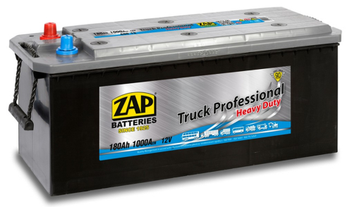 ZAP Truck Professional HD 180Ah 12V 1000A 513x224x222 centrál.odplyňován