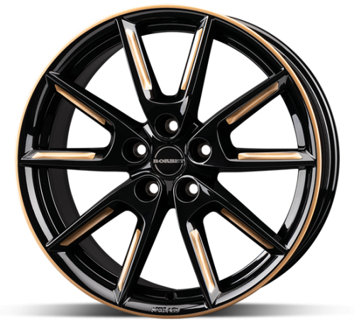 Borbet LX18 Black Gold 8x18 5x114 ET40